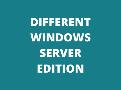 Windows server editions