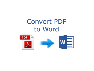 converting pdf to word editable document
