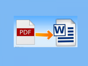 how to convert a word document to an editable pdf